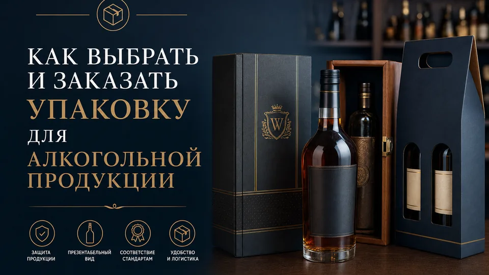 Как выбрать и заказать упаковку для алкогольной продукции: чек-лист для B2B