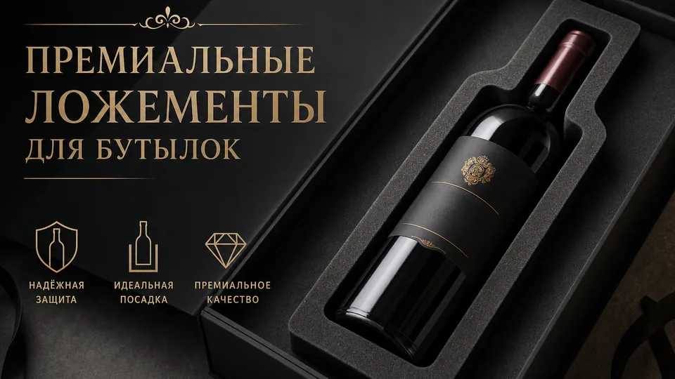 Премиальные ложементы для бутылок